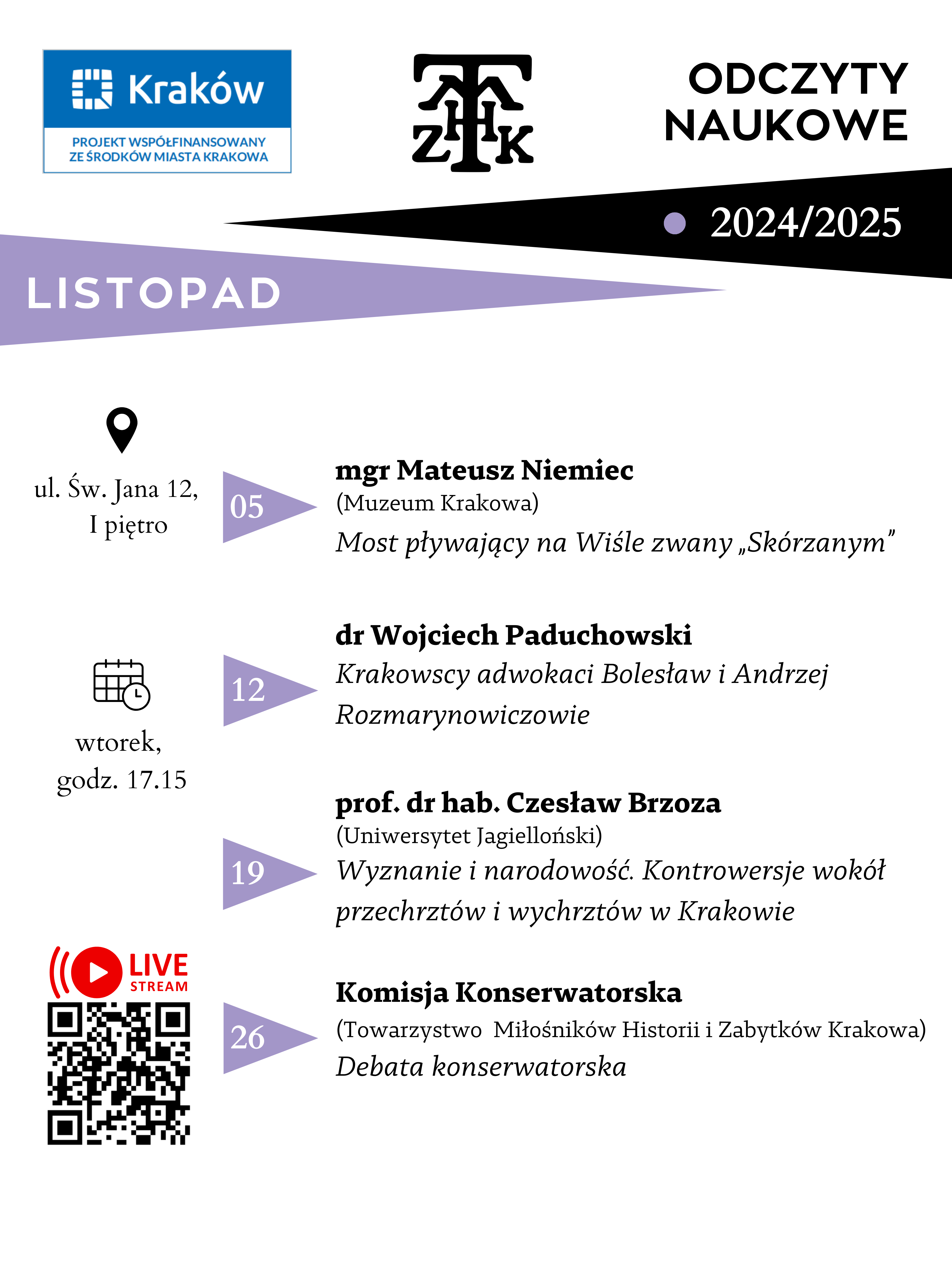 Odczyty naukowe 20242025